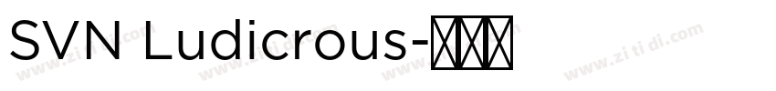 SVN Ludicrous字体转换
